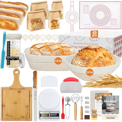 40Pcs Sourdough Starter Kit