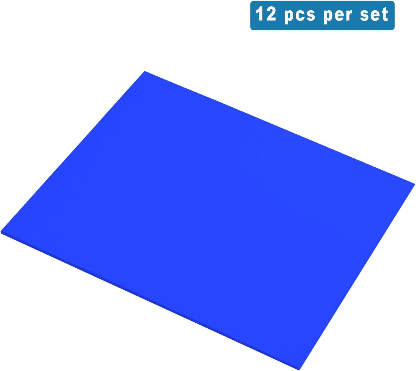 QIDIWIN EVA Foam Craft Sheets - 9x12 Inch 2mm Thick Versatile Non-Adhesive Foam for DIY, Cosplay, Scrapbooking, Classroom Projects - Durable, Flexible, Perfect for Crafting, 12 Pack(Blue) - Crafty Corner
