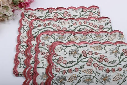 Hand Block Print Cloth Napkins (4.2329 Ounce)