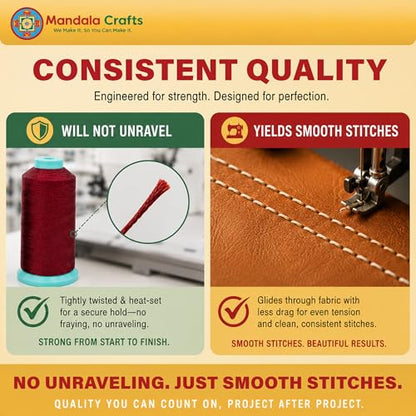 Pastel Tex 70 Polyester Heavy Duty Thread for Upholstery (18000 Foot)
