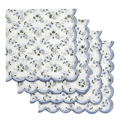 Hand Block Print Cloth Napkins (4 Count)