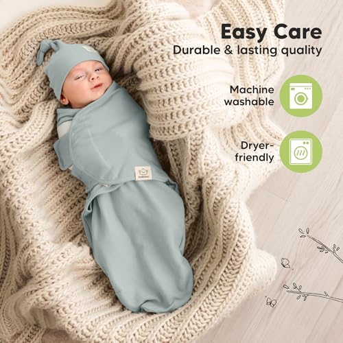 3pk Organic Swaddles for Newborns Girls