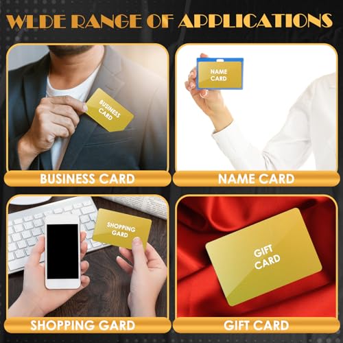 100 Pcs Metal Business Cards Aluminum Laser Engraving Blanks