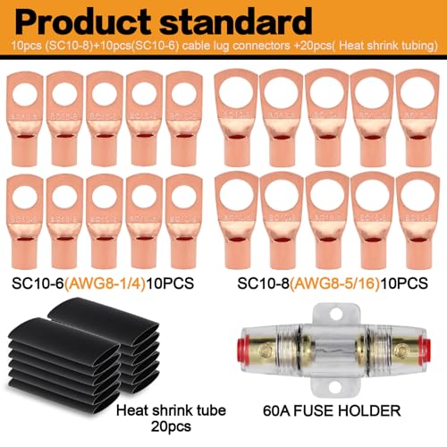 100FT 8 Gauge Wire Copper Clad Aluminum CCA Black (100 Foot)