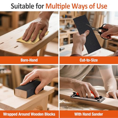 Sand Paper Assortment (52 Count)