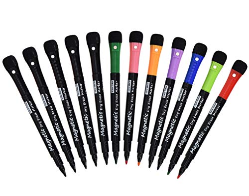 Magnetic Dry Erase Markers (12 Count)