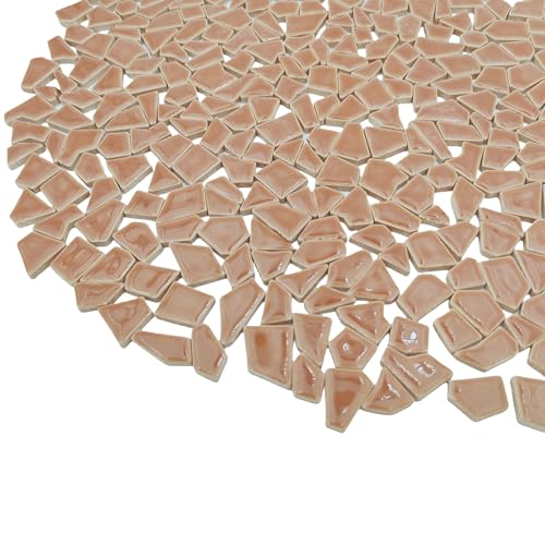 1.1LB Irregular Ceramics Mosaic Tiles (350 Count)