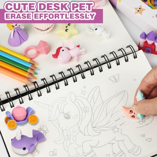 Erasers Set for Kids (16 Count)