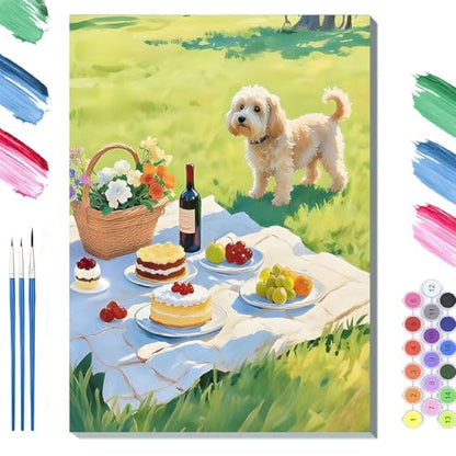 Paint by Numbers Kit for Adults Framed