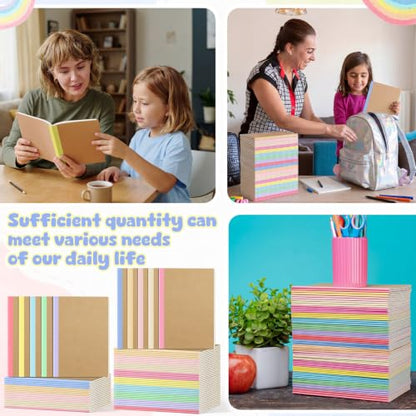 100 Pack A5 Composition Notebooks 5"x8" Wide Ruled Notebook (100 Count)
