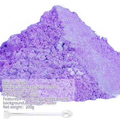 Mica Powder 7.05OZ（200g） (7.0548 Ounce)