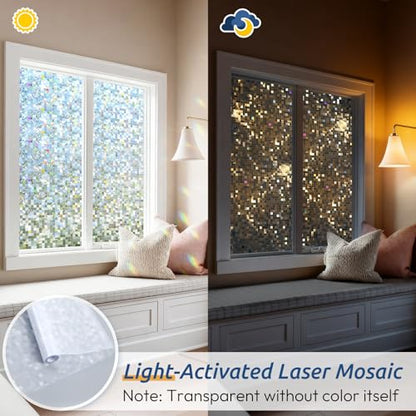 Stained Glass Window Privacy Film (19.16 Sq Ft)