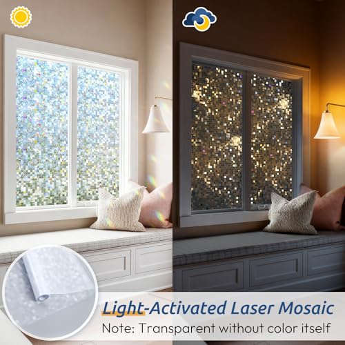 Stained Glass Window Privacy Film (25.83 Sq Ft)