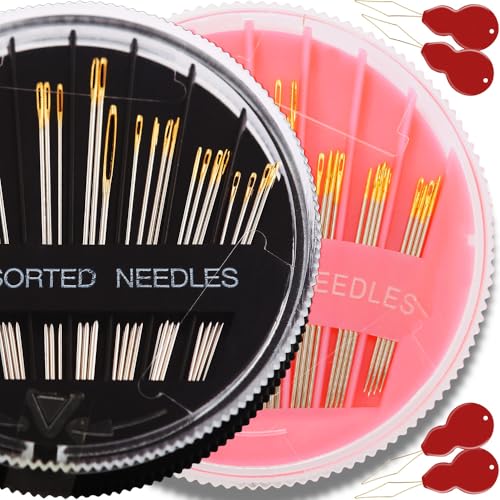 60Pack Sewing Needles for Hand Sewing Repair (10 Count)