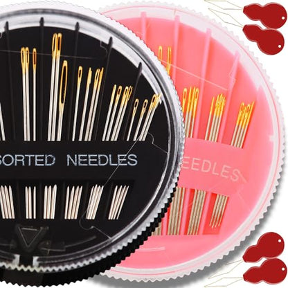 60Pack Sewing Needles for Hand Sewing Repair (10 Count)