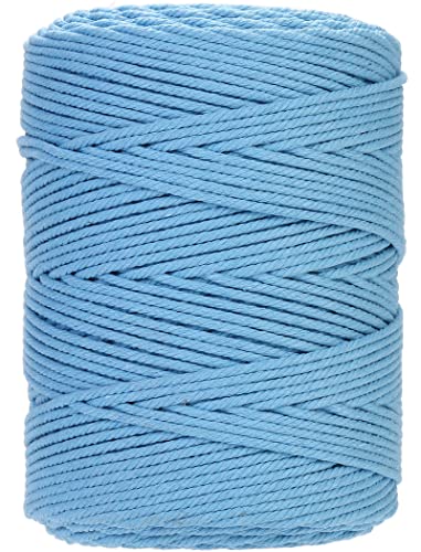 Macrame Cord 4mm x 328yards Natural Cotton Rope Colored Cord for Plant Hanger Wall Hanger Dreamcatcher
