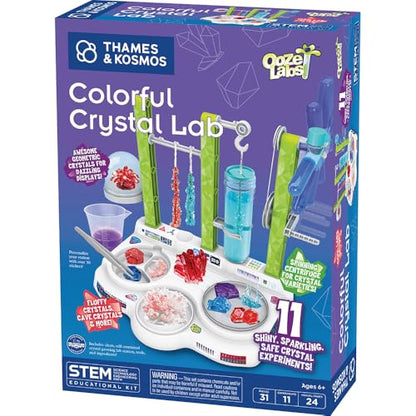 Ooze Labs Colorful Crystal Lab STEM Experiment Kit & Lab Setup