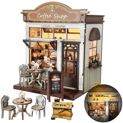 DIY Miniature House Kit Book Nook Dollhouse Kit for Adults to Build