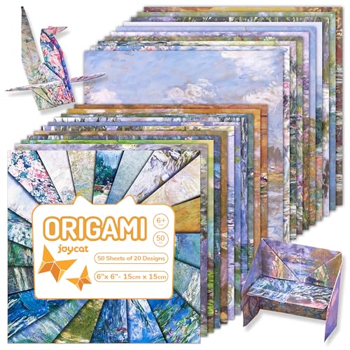 Monet Patterned Origami Paper (50 Count)