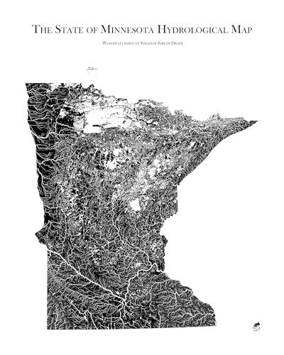 Hydrological River Map of Minnesota