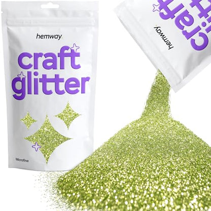 Craft Glitter Olive Green 100g Microfine Glitter (3.5 Ounce)