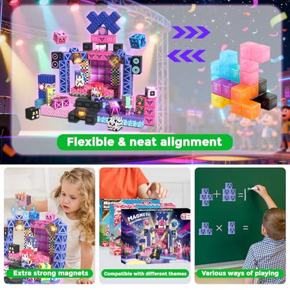 150Pcs Magnetic Blocks (150 Count)