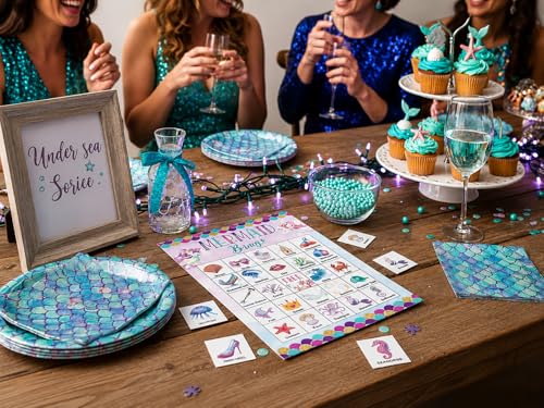 Mermaid Bingo Game (33 Count)