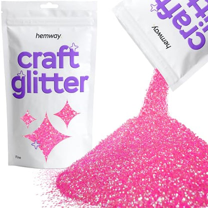 Craft Glitter Baby Pink Iridescent 100g Fine Glitter (3.5274 Ounce)