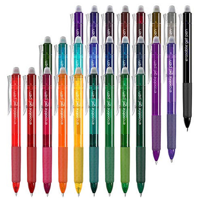 26 Colors Erasable Gel Pens (26 Count)