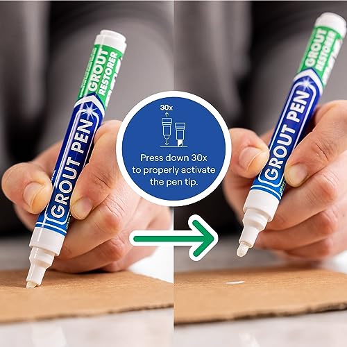 Grout Pen White Tile Grout Paint Marker (2 Count)