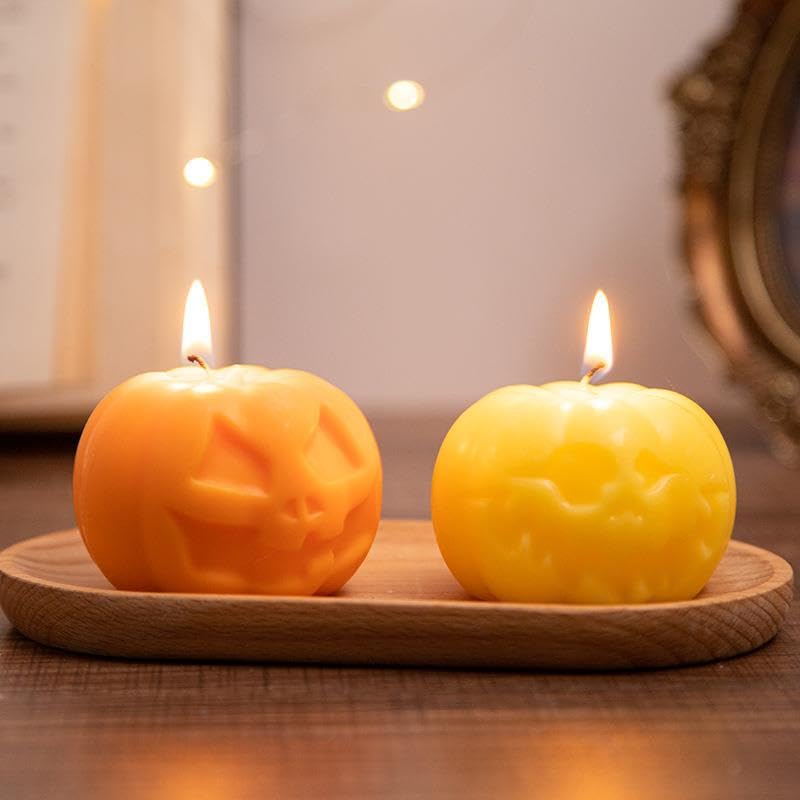 4Pcs Halloween Ghost Candle Silicone Molds Set (4 Count)