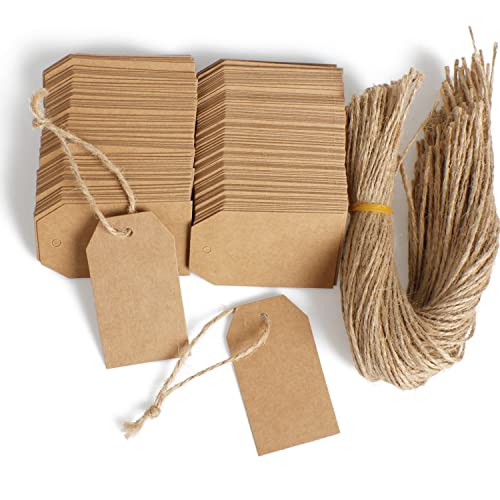 Kraft Paper Gift Tags (200 Count)