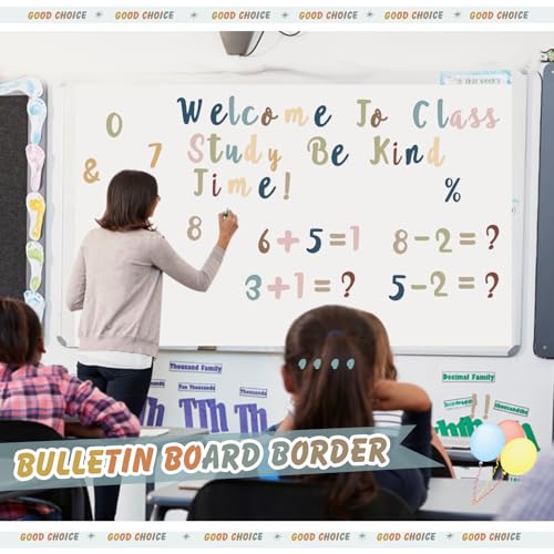 221 Pcs Boho Bulletin Board Letters for Classroom Wall (221 Count)
