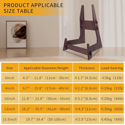 15.5 Inch Large Plate Stands for Display