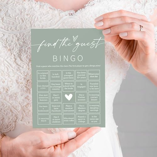 Bridal Shower Games Cards (25 Count)