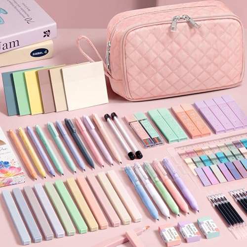 62PCS Aesthetic Back to School Supplies w (62 Count)