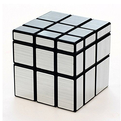 Mirror Speed Cube 3x3 Magic Cube Puzzle Brain Teaser Game Silver