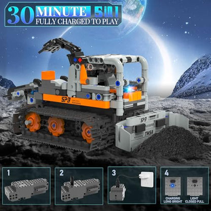 5in1 STEM Robot Building Kit for Kids 6 (688 Count)