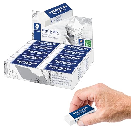 Mars Plastic Vinyl Erasers (20 Count)