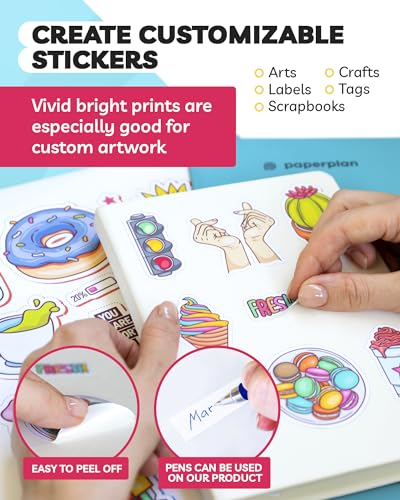 Sticker Paper for Inkjet Printer (30 Count)