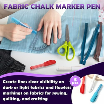 3PCS Sewing Chalk for Fabric (3 Count)