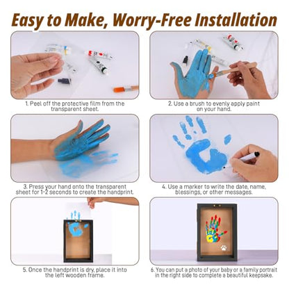 Family Handprint Kit with Light for 4
