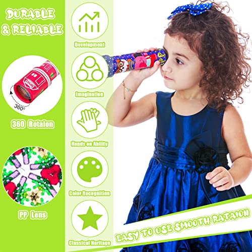 60 Pcs Classic Kaleidoscope Educational Kaleidoscope Toy Return Gift Vintage Educational Toys Party Bag Fillers School Classroom Prizes for Adult Teen Party Carnival Prize (60 Count)