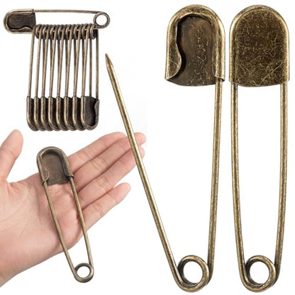 10 Pcs 5 Inch Large Safety Pins (10 Count)