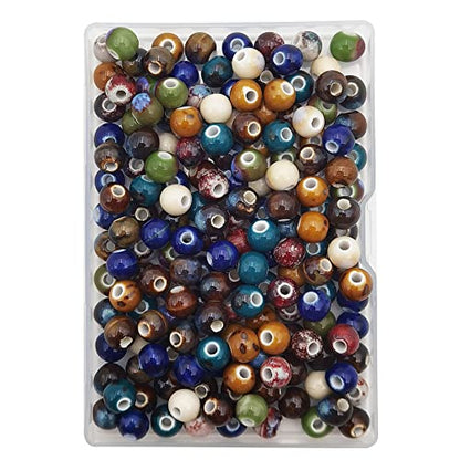 180 Pieces Porcelain Beads Chinese NOT (180 Count)
