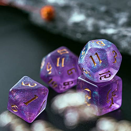 DND Dice Set D&D Polyhedral Dice for RPG (7 Count)
