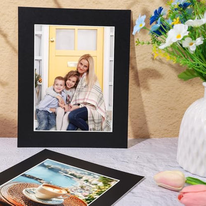 15 Pack 8x10 Picture Mats for 5x7 Photos (15 Count)