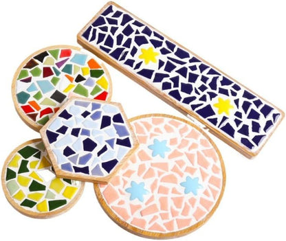 1.1LB Irregular Ceramics Mosaic Tiles (350 Count)