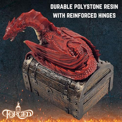 Wyvern Dice Box with Lock and Key