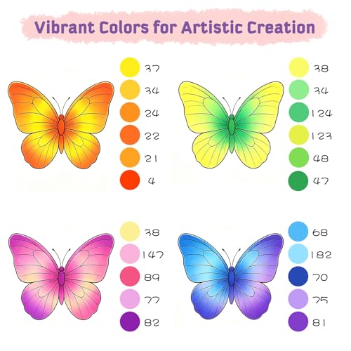 168 Colors Alcohol Markers Set (168 Count)